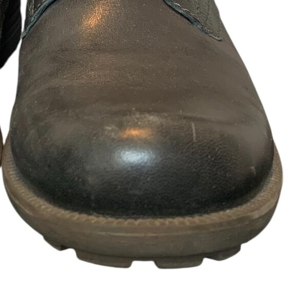 Rockport Cobb Hill Collection Boots Womens 7.5 Green Leather Army Combat Chukka - Picture 13 of 14